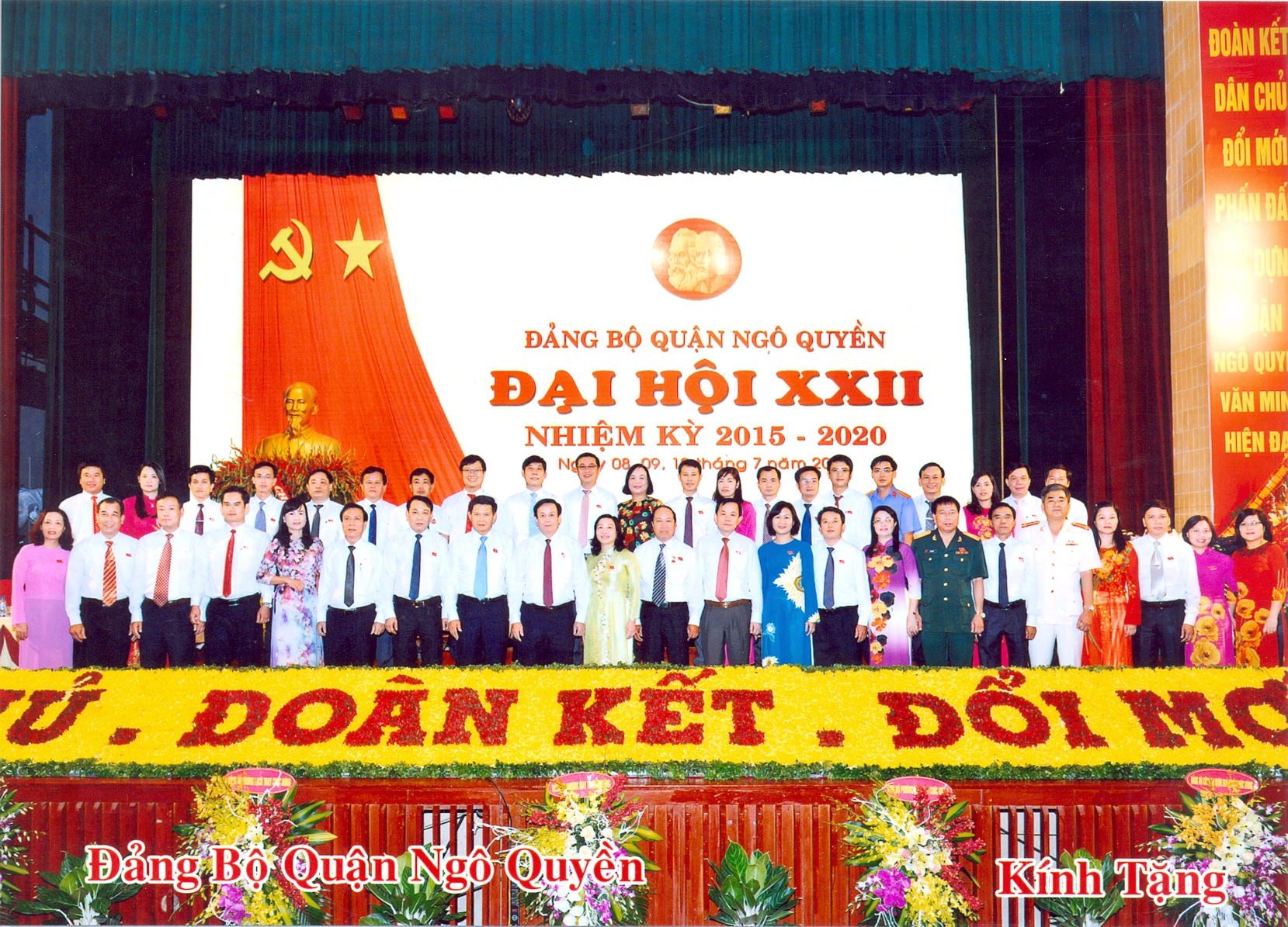 Đại hội Đảng bộ quận Ngô Quyền - thành phố Hải Phòng khóa XXII (nhiệm kỳ 2015-2020)  thành công tốt đẹp